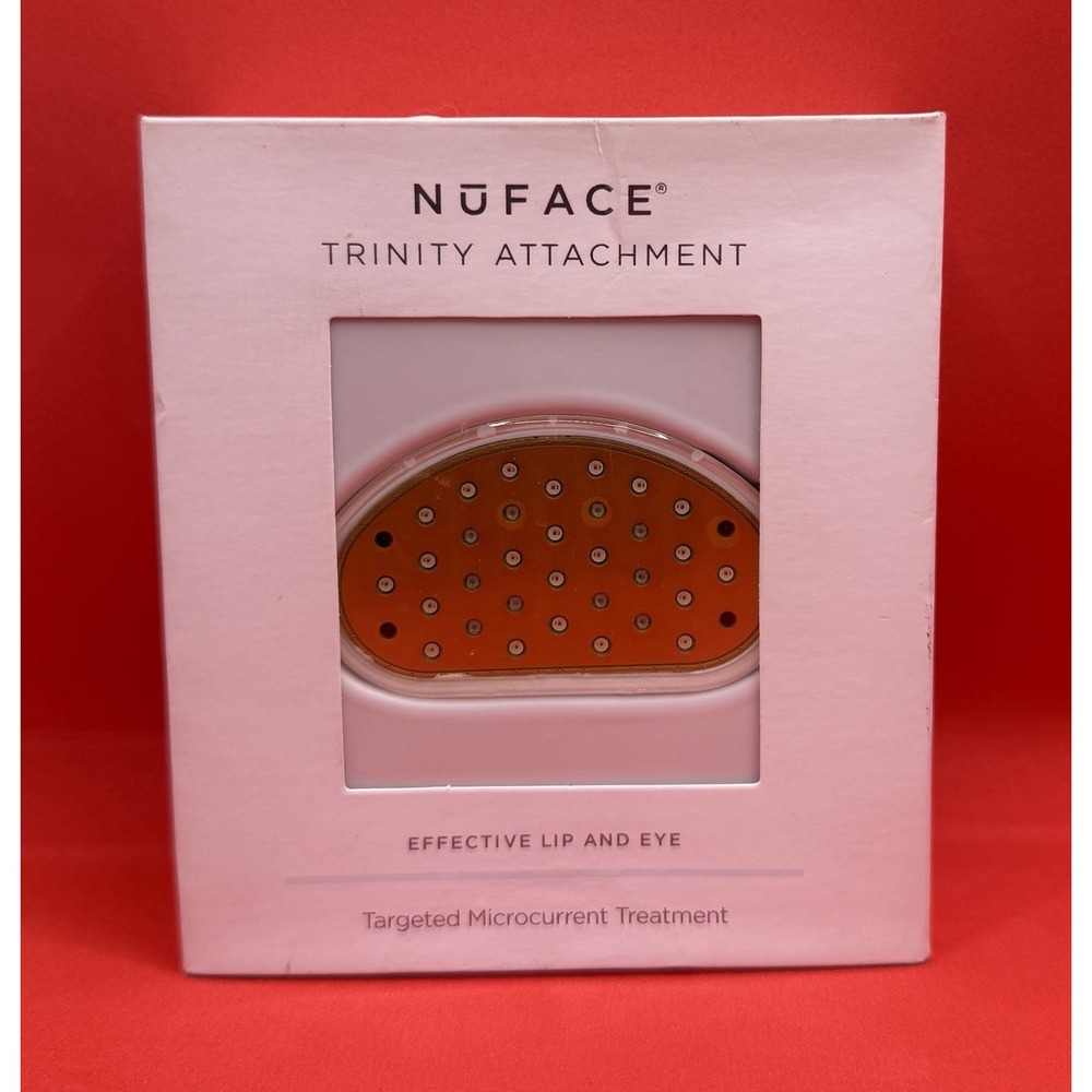 Nuface: Trinity attachment wrinkle reducer with red light therapy treatment READ